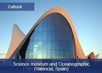 Link to Ciudad FCC, Museum of Arts and Sciences and Oceanographic Valencia, Spain (Opens in a new tab)