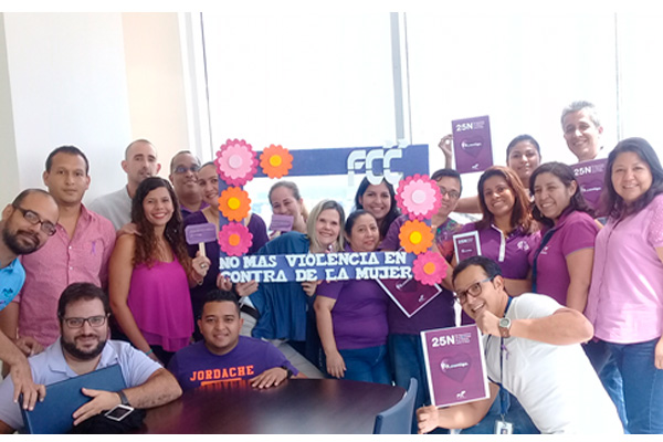FCC Construcción Centroamérica apoya el Día Internacional de la Eliminación de la Violencia contra la Mujer