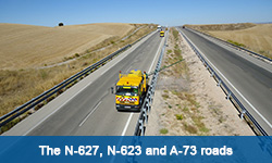 Link to Case study Roads N-627, N-623 and A-73 (Opens in new tab)