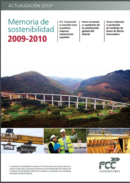 Memoria de sostenibilidad 2009-2010. Actualización 2010