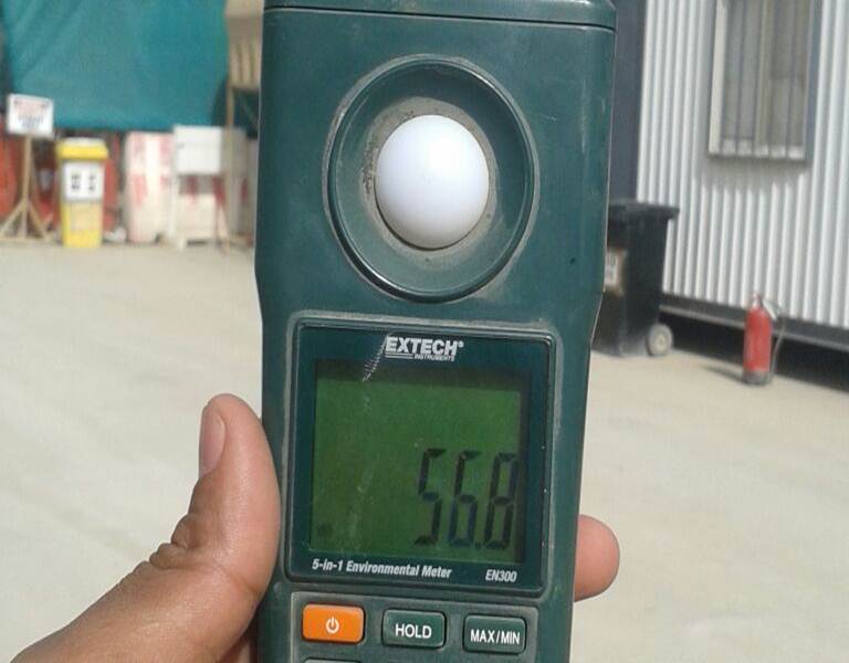 Noise control on the Riyadh Metro site (Saudi Arabia).