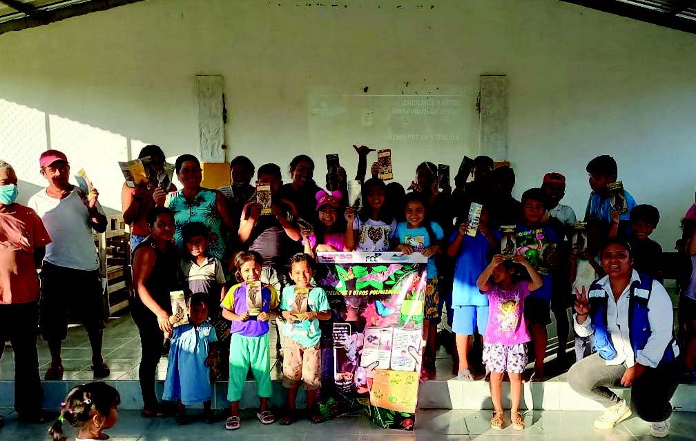 Participants in the Environmental Education Programme to promote environmental awareness in local communities