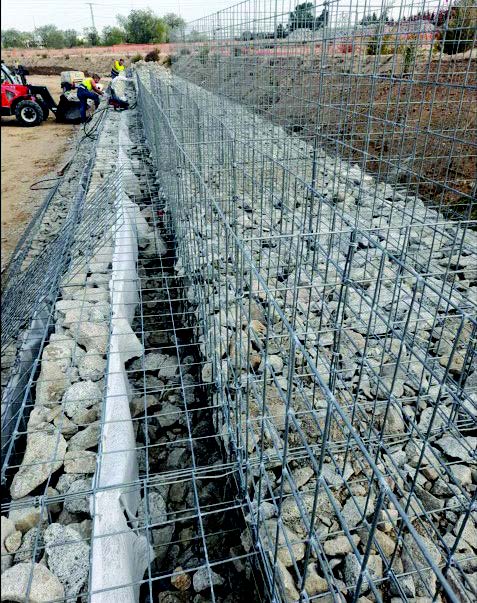 Reuse of stones in the Metropolitan Forest with rocks from the El Endrinal construction site