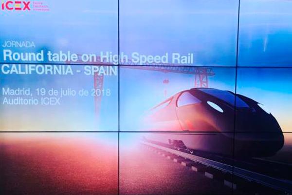FCC Construccion protagonist Round Table on High Speed Rail California