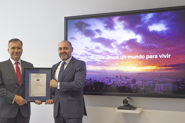 FCC Construcción, pioneer in obtaining the ISO 44001 certificate by AENOR of collaborative relations
