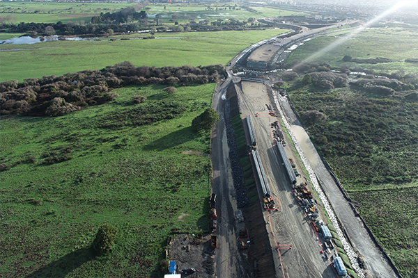El proyecto de FCC Construcción, Puente Industrial de Concepción (Chile), supera el 50% de avance