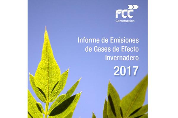 FCC Construcción publica el Informe de Emisiones de Gases Efecto Invernadero 2017
