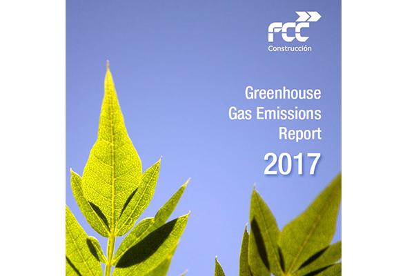FCC Construccion publishes the Greenhouse Gas Emissions Report of 2017