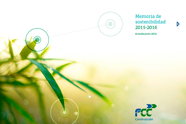 FCC Construcción publishes the 2016 update to its Sustainability Report