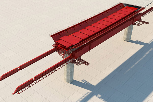La nueva autocimbra del puente de Mersey preparada para iniciar su viaje hacia Halton