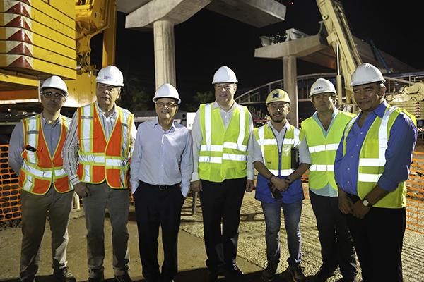 FCC Construccion completes the assembly of the  U  beams of line 2 Metro Panama