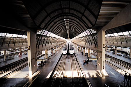 FCC Construcción celebrates the 30th anniversary of the completion of the Santa Justa station (Seville), the first high-speed station built in Spain