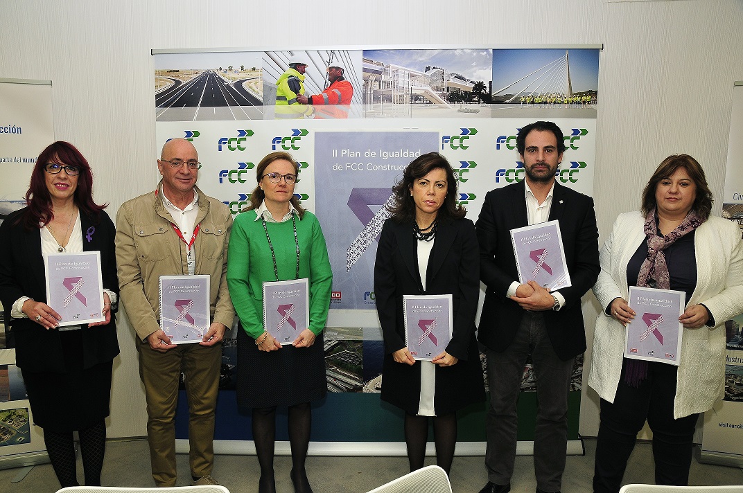 FCC Construcción firma con CCOO y UGT su segundo Plan de Igualdad