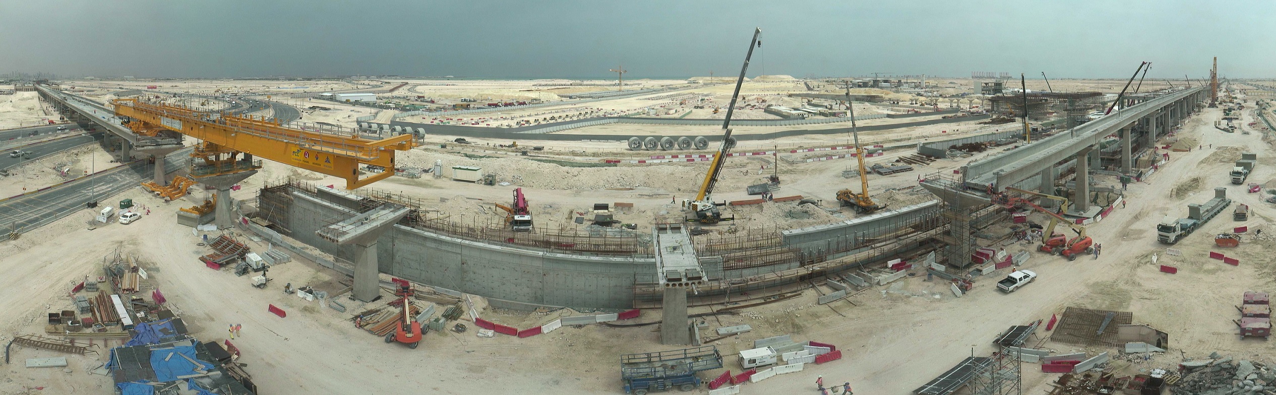 Las obras del metro de Doha avanzan a buen ritmo