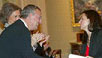 The Queen presents Esther Koplowitz with the Golden Cross for Social Solidarity