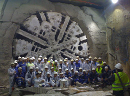 FCC breaks through with the second tube of Terrassa Tunnel