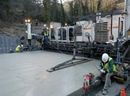 Concrete road surface makes a comeback in Spain