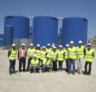 Los alumnos de la Fundación Carolina visitan FCC Construcción