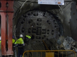 FCC Construcción finaliza el cale del túnel de Sant Just en Barcelona