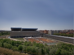 Caja Mágica – built by FCC – the venue of the European Volleyball League held on 26 and 27 June