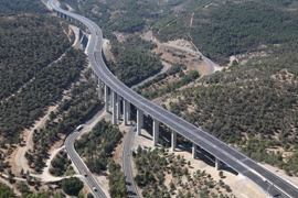 Entrada en servicio de las nuevas calzadas de la A4, construidas por FCC a su paso por Despeñaperros