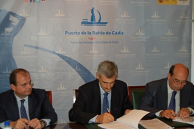 La obra de la nueva terminal de contenedores del puerto de Cádiz estará terminada en 2015