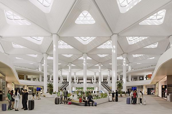 El equipo Amancae, liderado por FCC Construcción, presentó el diseño preliminar del nuevo Aeropuerto Internacional Jorge Chávez en Lima