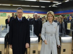 Se inaugura el nuevo tramo de la Línea 2 de Metro de Madrid construido por FCC