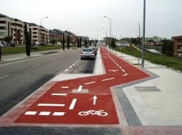 Inauguración del carril bici en Majadahonda