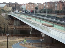 Se inaugura el nuevo puente sobre el Pisuerga, en Valladolid, construido por FCC