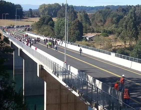 FCC concluye el puente sobre el río Bueno en la ruta T-775 en Chile