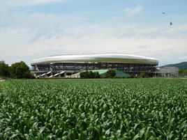 Alpine-built Klagenfurt Stadium Wins Award