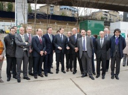 El presidente del gobierno visita el Crossrail en Londres en el que trabaja FCC