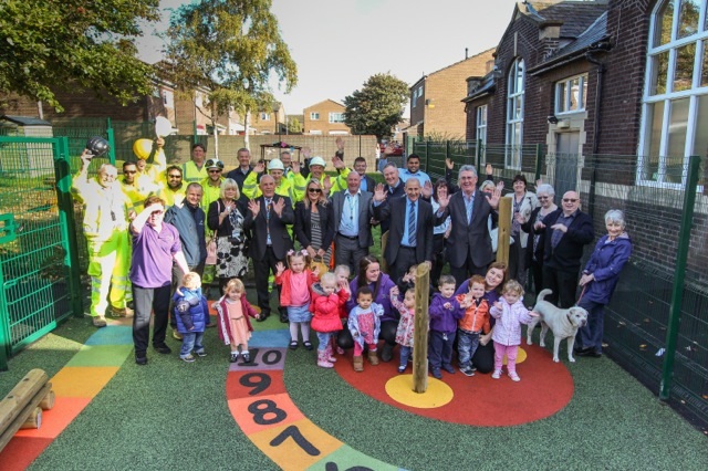 El equipo del puente de Mersey en Reino Unido habilita nuevas zonas de juego para niños