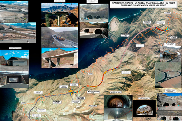 Inaugurados los siete primeros kilómetros de la nueva carretera de La Aldea (Gran Canaria)
