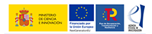 Logo Plan de Recuperación, Transformación y Resilencia + Financiado por la Unión Europea NextGenerationEU