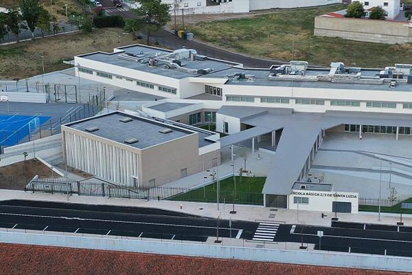 Ramalho Rosa Cobetar (RRC) participa en la inauguración de la nueva escuela EB2/3 de Santa Luzia, en Elvas (Portugal)