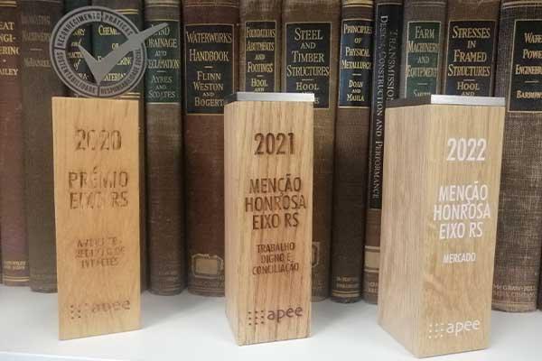 premios 2020, 2021, y 2022 de apee para RRC
