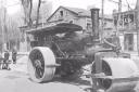 Adoquinado de la carretera de Madrid a La Coruña. 1922