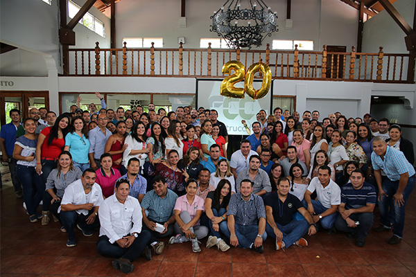 FCC celebrates with its employees 20 years of working in Panama