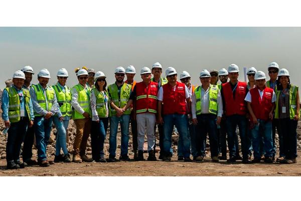The Ministry of Transport and Communications of Peru makes a technical inspection visit to the expansion areas of the Jorge Chávez International Airport