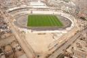 Trujillo sports complex aerial view