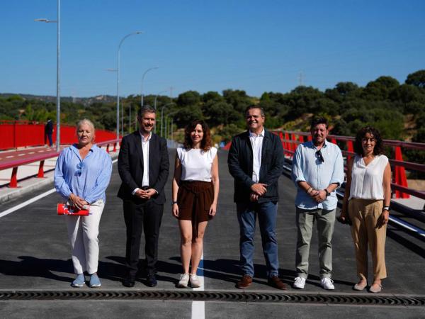 FCC Construcción finaliza, en tiempo récord, el puente sobre el río Alberche (Madrid)