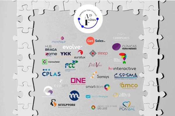 A FCC Construcción Portugal foi premiada, em 2024, com o selo de empresa certificada pelos seus indicadores de bem-estar e felicidade organizacional.